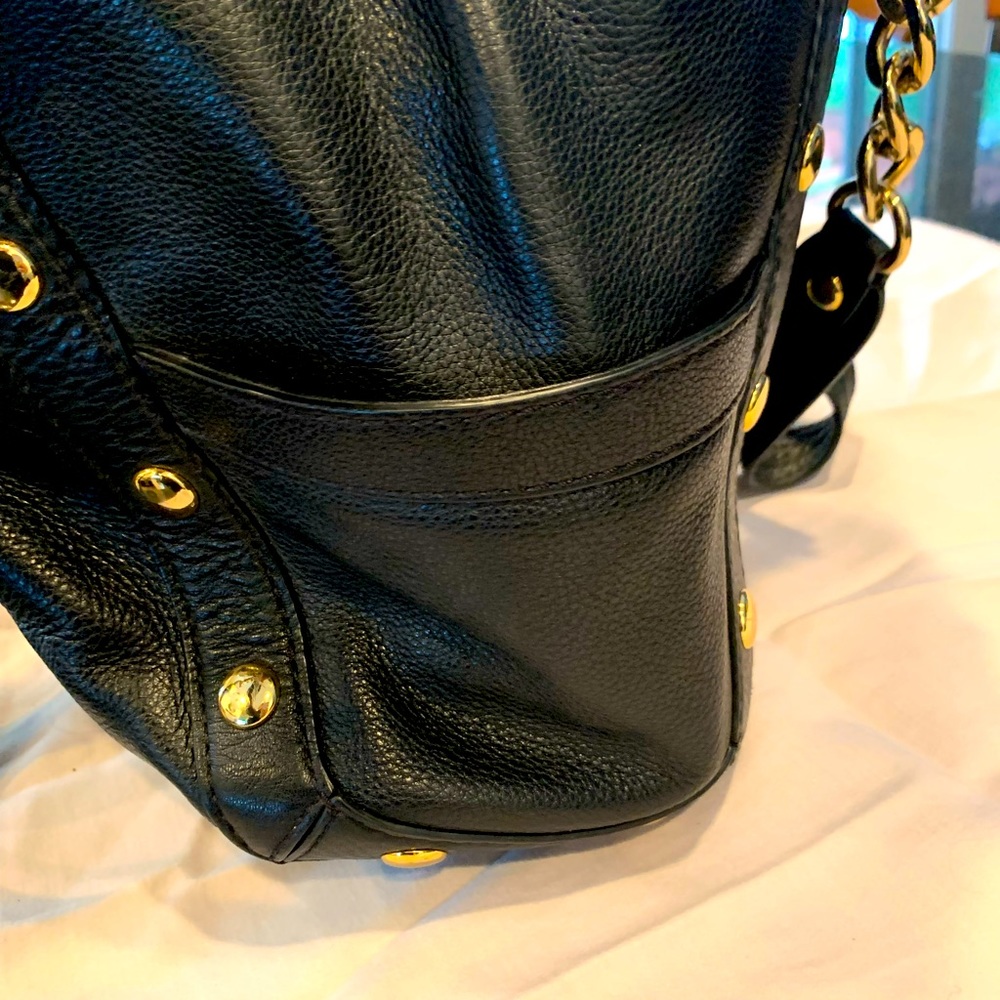 COPY - Michael Kors Classic Double Handle Gold Chain Satchel